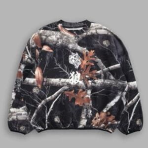 SOLD | NWT Darc Sport Darc Woodland Camo Okami S. Hall Crewneck Sweatshirt